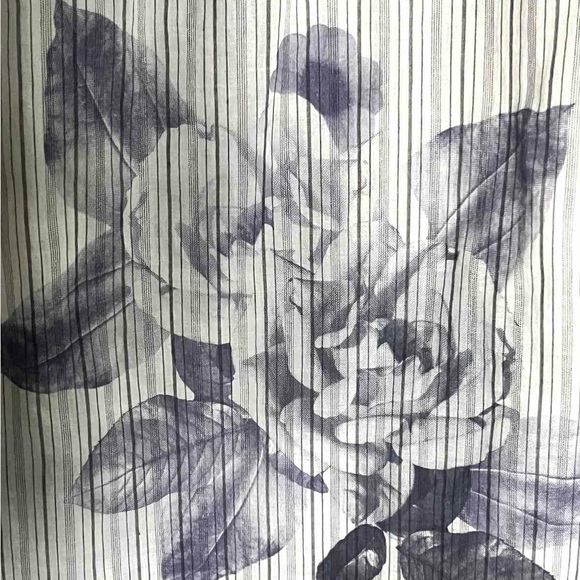 Johnny Was Delaney Floral Striped Button-Up Shirt - Picture 5 of 8